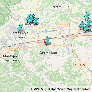 Mappa Via Aleardo Aleardi, 56028 San Miniato PI, Italia (5.80583)