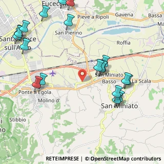 Mappa Via Vittorio Fossombroni, 56028 San Miniato PI, Italia (2.7495)