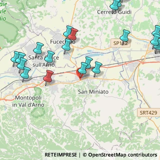 Mappa Via dei Mille, 56028 San Miniato PI, Italia (5.721)