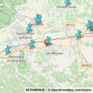 Mappa Via dei Mille, 56028 San Miniato PI, Italia (7.63)