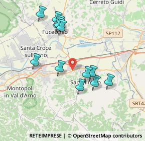 Mappa Via dei Mille, 56028 San Miniato PI, Italia (3.83077)