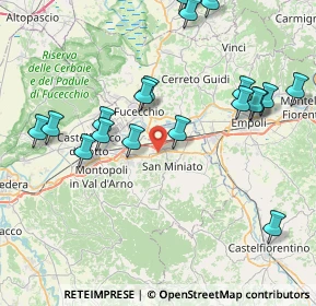 Mappa Via dei Mille, 56028 San Miniato PI, Italia (9.5445)
