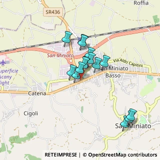 Mappa Via dei Mille, 56028 San Miniato PI, Italia (0.742)