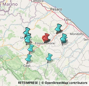 Mappa Via del Verziere, 61034 Fossombrone PU, Italia (11.42842)