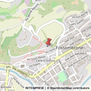 Mappa Via del Verziere, 3, 61034 Fossombrone, Pesaro e Urbino (Marche)
