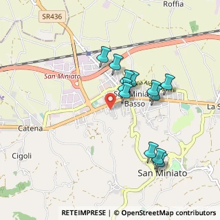 Mappa Via del Biagionato, 56028 San Miniato PI, Italia (0.855)