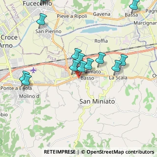 Mappa Via del Biagionato, 56028 San Miniato PI, Italia (2.44867)