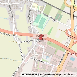 Mappa Via Sterpulino, 20, 56010 Pisa, Pisa (Toscana)
