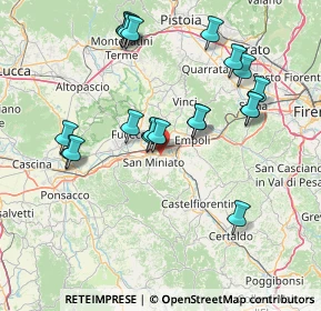 Mappa Via Francesco Mario Pagano, 56028 San Miniato PI, Italia (15.8165)