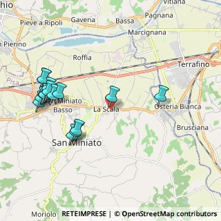 Mappa Via Francesco Mario Pagano, 56028 San Miniato PI, Italia (2.34933)