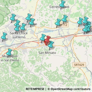 Mappa Via Pozzo, 56028 San Miniato PI, Italia (5.9855)