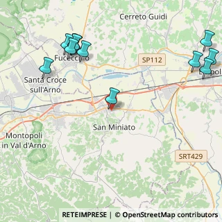 Mappa Via Pozzo, 56028 San Miniato PI, Italia (5.8275)