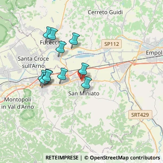 Mappa Via Pozzo, 56028 San Miniato PI, Italia (3.55727)