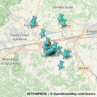Mappa Via Pozzo, 56028 San Miniato PI, Italia (2.435)