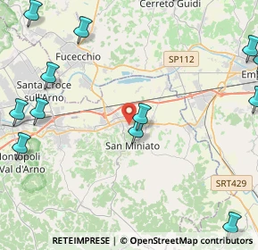 Mappa Via Pozzo, 56028 San Miniato PI, Italia (6.782)