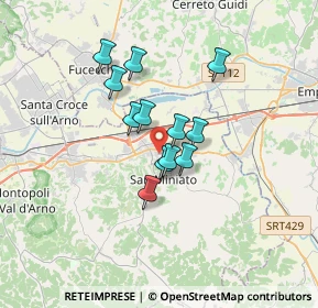 Mappa Via Pozzo, 56028 San Miniato PI, Italia (2.47)