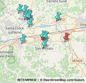 Mappa Via Pozzo, 56028 San Miniato PI, Italia (3.96077)