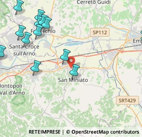 Mappa Via Pozzo, 56028 San Miniato PI, Italia (6.28235)