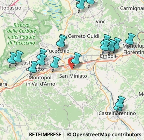 Mappa Via Pozzo, 56028 San Miniato PI, Italia (9.4695)