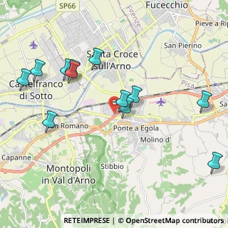 Mappa Via del Cuoio, 56028 San Miniato PI, Italia (2.28167)
