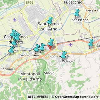 Mappa Via del Cuoio, 56028 San Miniato PI, Italia (2.46917)