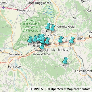 Mappa Via del Cuoio, 56028 San Miniato PI, Italia (4.67077)