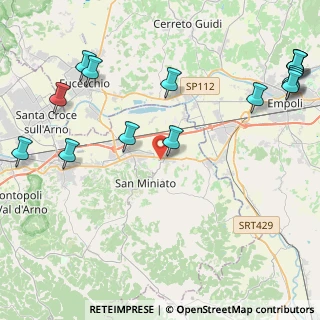 Mappa Via del Cimitero, 56028 San Miniato PI, Italia (6.11067)