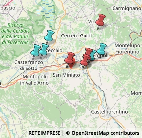 Mappa Via Genova, 56028 San Miniato PI, Italia (4.85833)