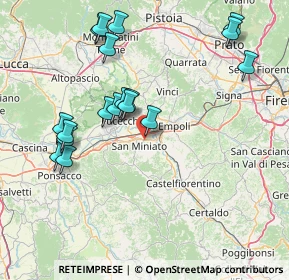 Mappa Via Genova, 56028 San Miniato PI, Italia (16.91222)