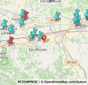 Mappa Via Genova, 56028 San Miniato PI, Italia (6.294)