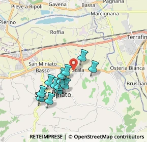 Mappa Via Genova, 56028 San Miniato PI, Italia (1.57154)