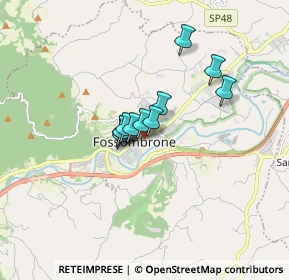 Mappa Via Don Giovanni Bosco, 61034 Fossombrone PU, Italia (1.04182)