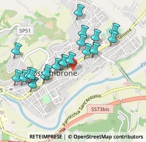 Mappa Via Don Giovanni Bosco, 61034 Fossombrone PU, Italia (0.476)