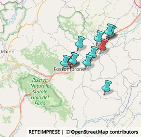 Mappa Via Don Giovanni Bosco, 61034 Fossombrone PU, Italia (5.92)