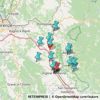 Mappa Via Pian dell'Isola, 50064 Figline e Incisa Valdarno FI, Italia (6.815)