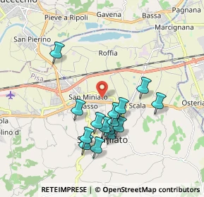 Mappa Via Ippolito Nievo, 56028 San Miniato PI, Italia (1.732)