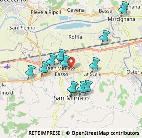 Mappa Via Ippolito Nievo, 56028 San Miniato PI, Italia (1.71333)