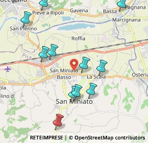 Mappa Via Ippolito Nievo, 56028 San Miniato PI, Italia (2.4725)