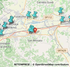 Mappa Via Ippolito Nievo, 56028 San Miniato PI, Italia (6.15263)