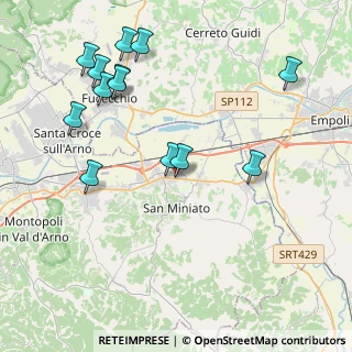 Mappa Via Ippolito Nievo, 56028 San Miniato PI, Italia (4.75462)