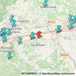 Mappa Via Ippolito Nievo, 56028 San Miniato PI, Italia (6.507)