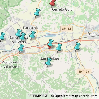 Mappa Via Ippolito Nievo, 56028 San Miniato PI, Italia (4.77545)