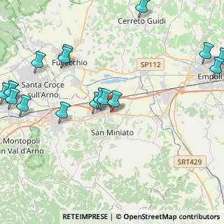 Mappa Via Ippolito Nievo, 56028 San Miniato PI, Italia (5.83765)