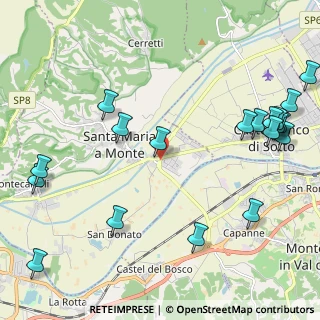 Mappa Difronte la Coop, 56020 Santa Maria a Monte PI, Italia (2.92)