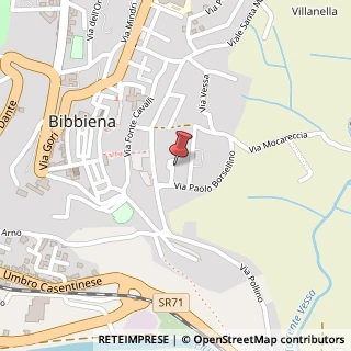Mappa Via Dalla Chiesa Carlo Alberto, 8, 52011 Bibbiena, Arezzo (Toscana)