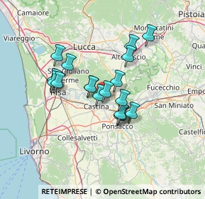 Mappa 56010 Vicopisano PI, Italia (10.96526)