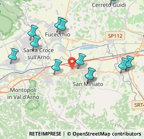 Mappa Rotonda Lucchetta Marco, 56028 San Miniato PI, Italia (5.55313)