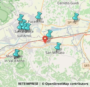 Mappa Rotonda Lucchetta Marco, 56028 San Miniato PI, Italia (4.54091)