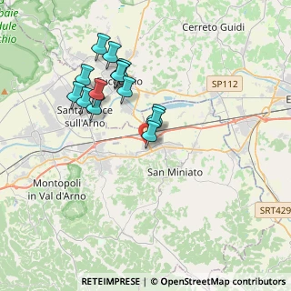 Mappa Rotonda Lucchetta Marco, 56028 San Miniato PI, Italia (3.50929)