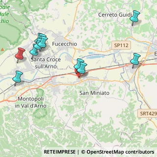 Mappa Rotonda Lucchetta Marco, 56028 San Miniato PI, Italia (5.21)